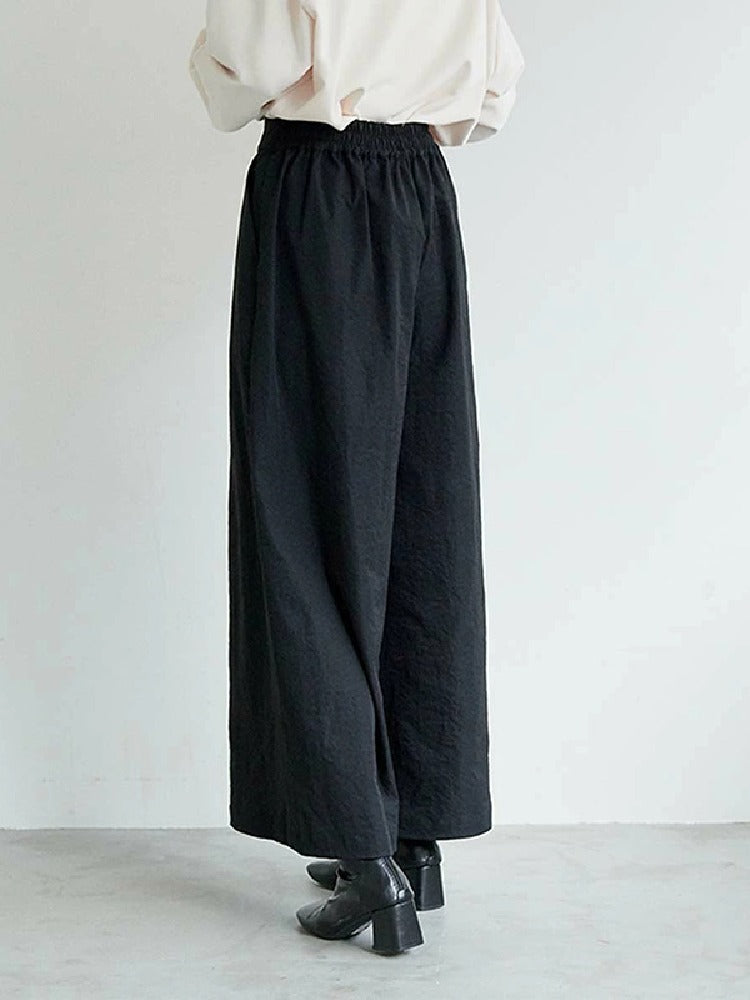 【727】6色展開 ワイドパンツ レディース ストレートパンツ ロング丈 無地 ゆったり 美脚効果 体型カバー カジュアル 春夏新作