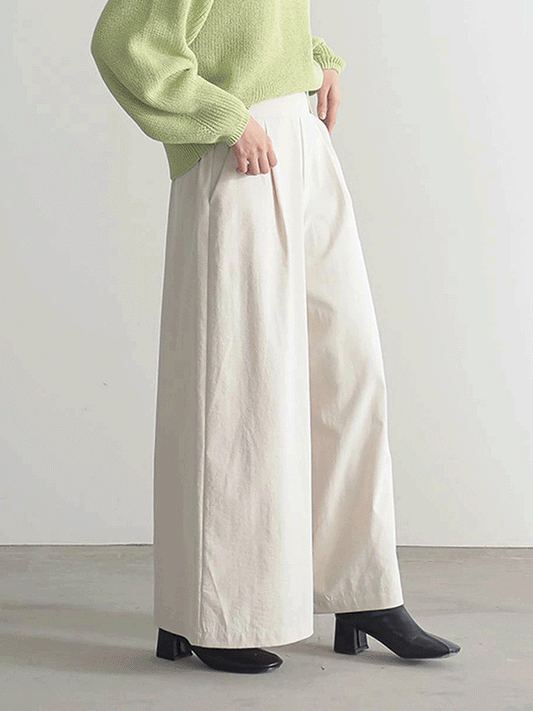 【727】6色展開 ワイドパンツ レディース ストレートパンツ ロング丈 無地 ゆったり 美脚効果 体型カバー カジュアル 春夏新作