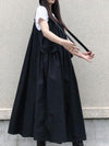 【369】[ゆるっと体型カバー！] セットアップ レディース キャミワンピース＋Tシャツ 2点セット ミモレ丈 ゆったり 着痩せ効果 ヘップバーン風 クラシカル 可愛い 夏コーデ