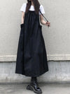 【369】[ゆるっと体型カバー！] セットアップ レディース キャミワンピース＋Tシャツ 2点セット ミモレ丈 ゆったり 着痩せ効果 ヘップバーン風 クラシカル 可愛い 夏コーデ