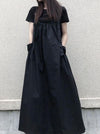 【369】[ゆるっと体型カバー！] セットアップ レディース キャミワンピース＋Tシャツ 2点セット ミモレ丈 ゆったり 着痩せ効果 ヘップバーン風 クラシカル 可愛い 夏コーデ