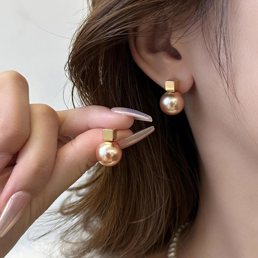 【716】S925パールピアス レディース 高見え 小粒 上品 シンプル デザインアクセサリー 金属アレルギー対応