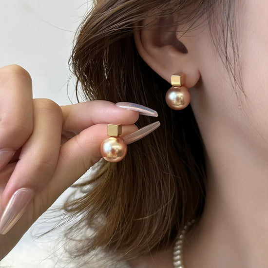 【716】S925パールピアス レディース 高見え 小粒 上品 シンプル デザインアクセサリー 金属アレルギー対応