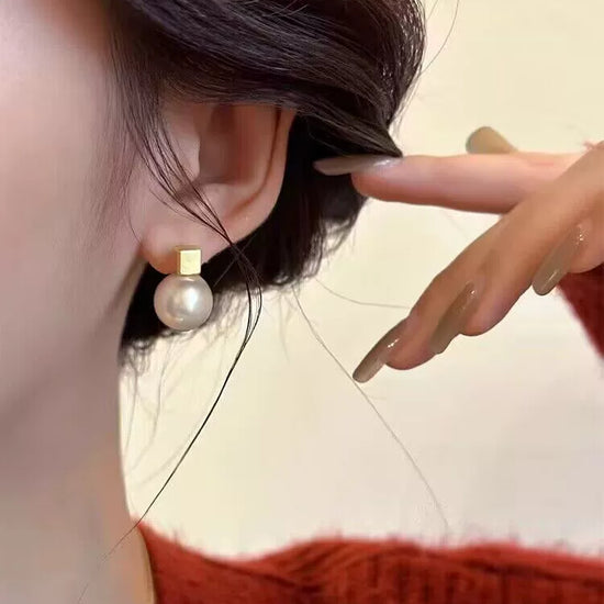 【716】S925パールピアス レディース 高見え 小粒 上品 シンプル デザインアクセサリー 金属アレルギー対応