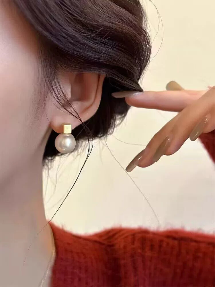 【716】S925パールピアス レディース 高見え 小粒 上品 シンプル デザインアクセサリー 金属アレルギー対応